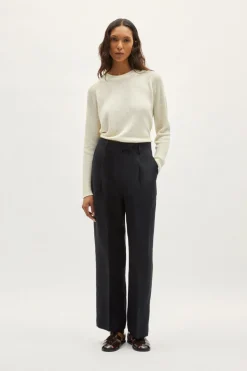 Pantalon en Sergé de Lin
