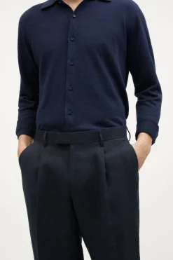 Pantalon en Sergé de Lin