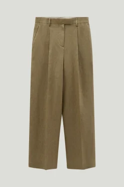 Pantalon en Sergé de Lin