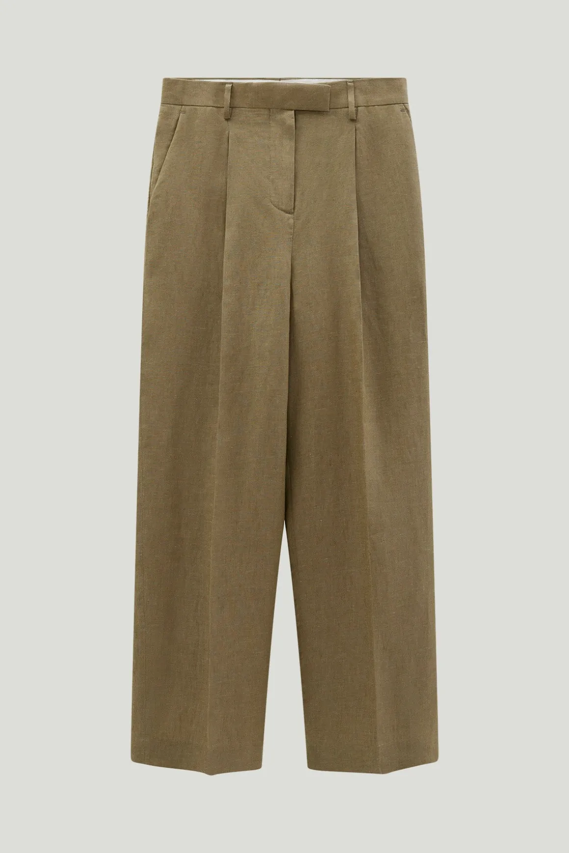 Pantalon en Sergé de Lin