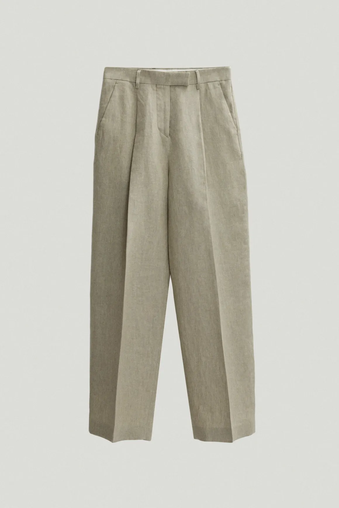 Pantalon en Sergé de Lin