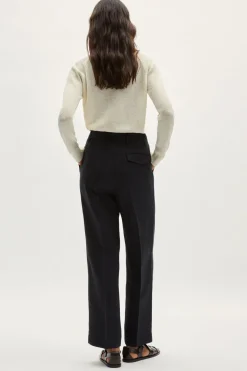 Pantalon en Sergé de Lin