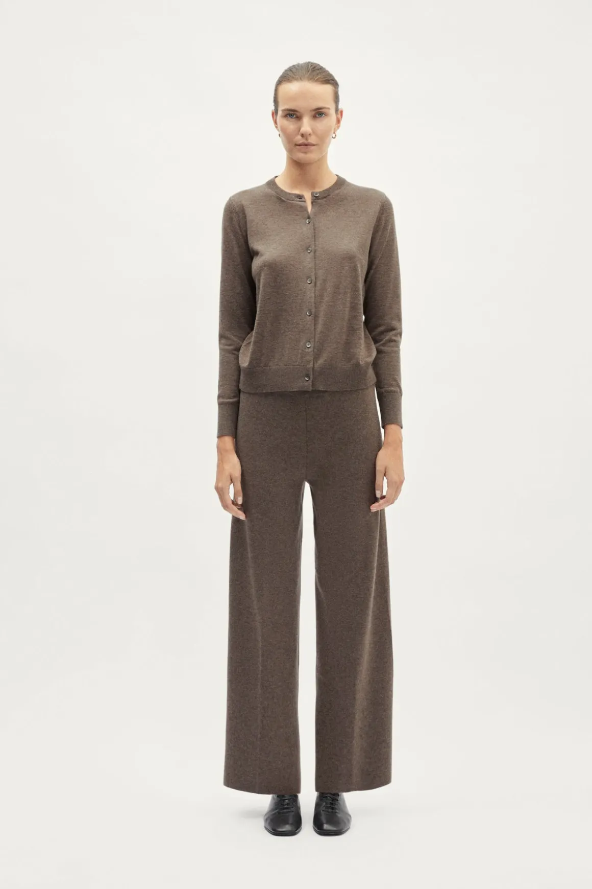 Pantalon palazzo en Laine ultra-douce