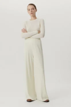 Pantalon palazzo en Laine ultra-douce