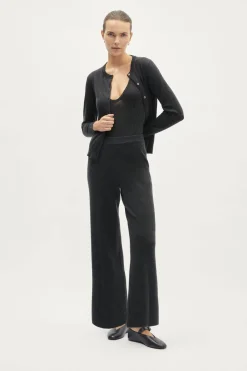Pantalon palazzo en Laine ultra-douce