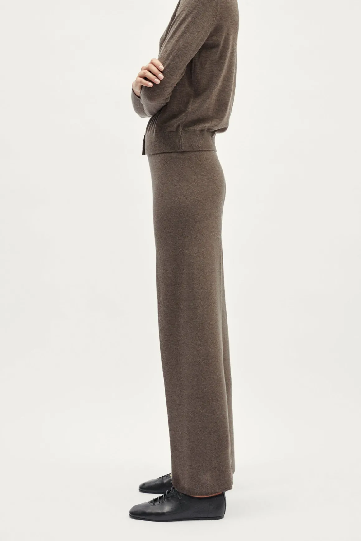 Pantalon palazzo en Laine ultra-douce