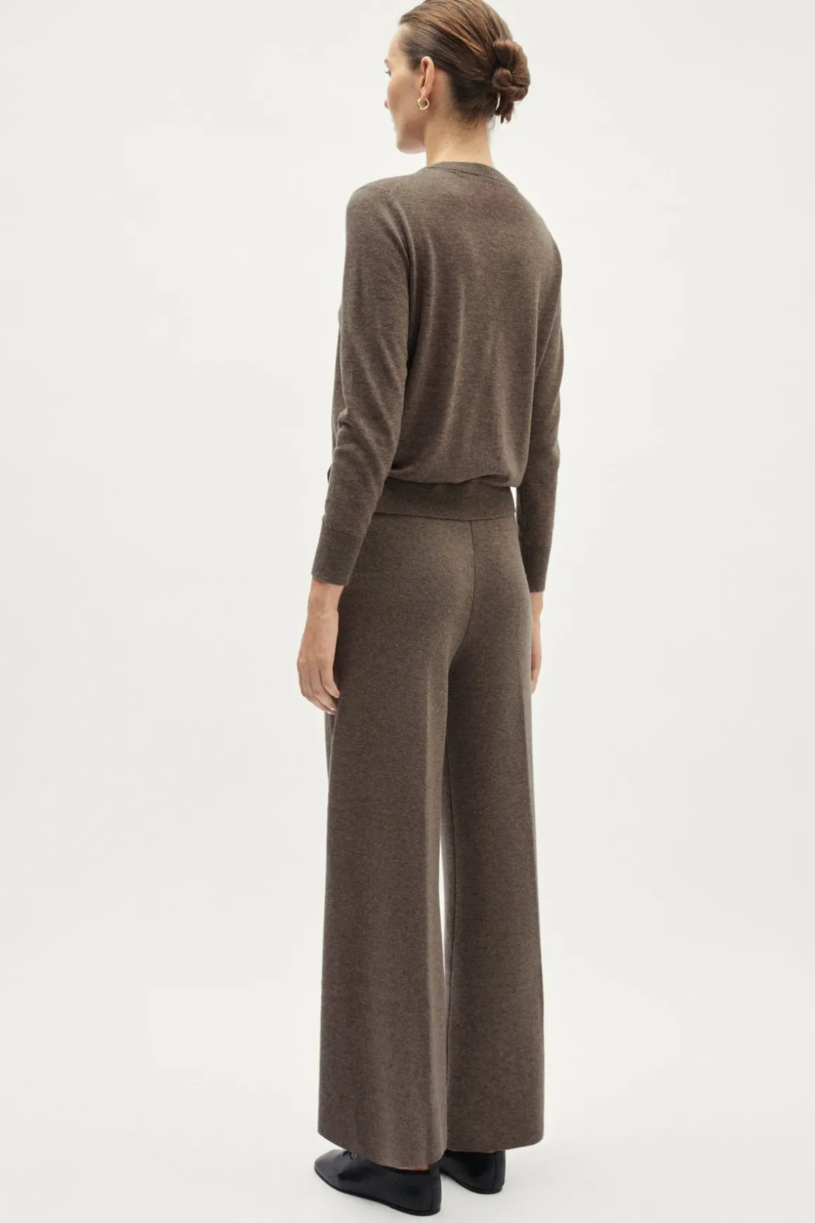 Pantalon palazzo en Laine ultra-douce