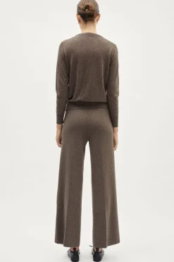 Pantalon palazzo en Laine ultra-douce