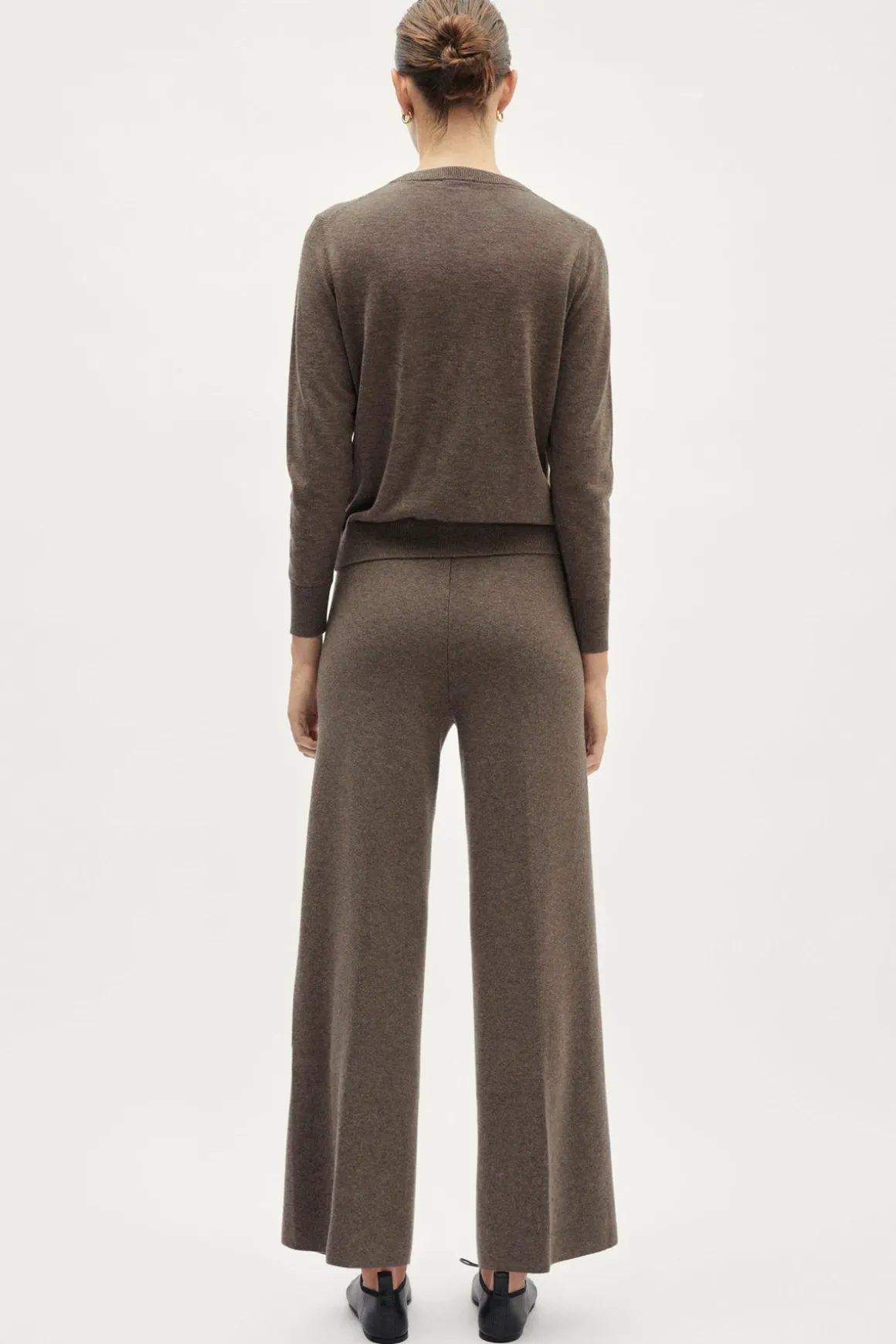 Pantalon palazzo en Laine ultra-douce