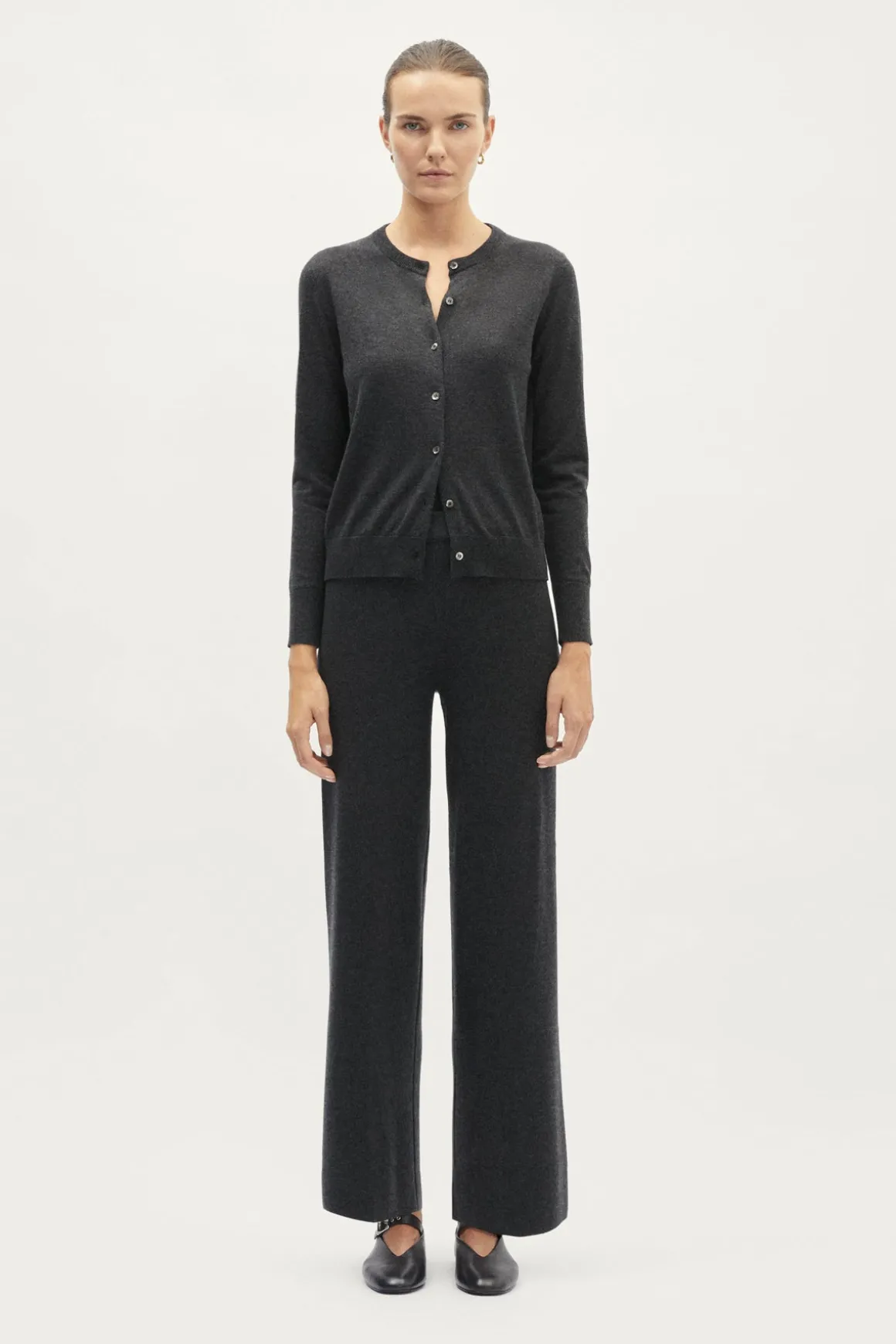Pantalon palazzo en Laine ultra-douce