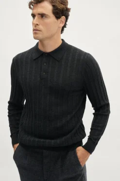 Polo côtelé ultra doux