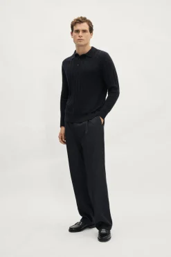 Polo côtelé ultra doux