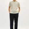 Polo en crochet de Lin et Coton