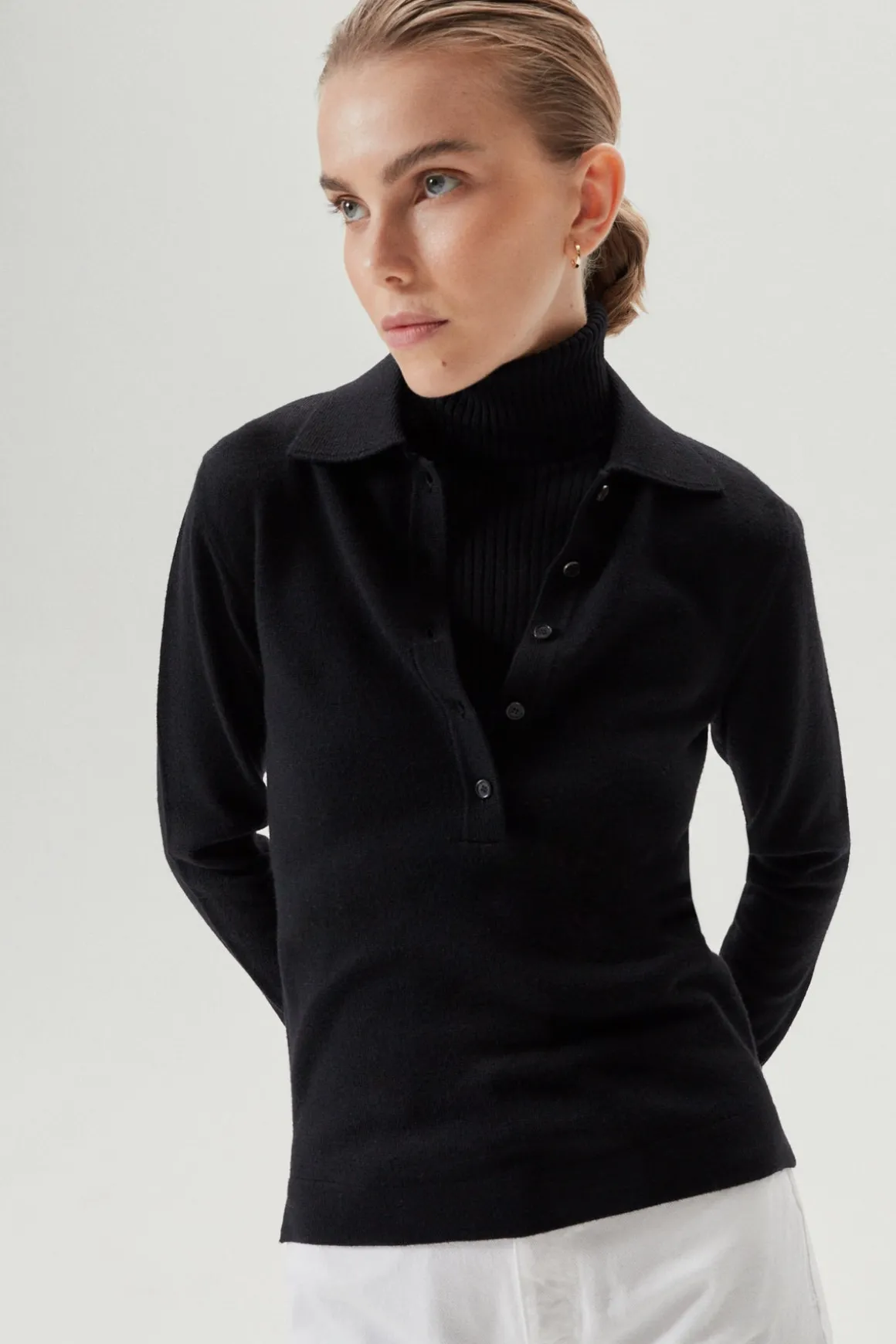 Polo en maille de Laine Mérinos