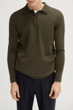 Polo en maille de Laine Mérinos - Version imparfaite