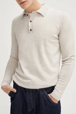 Polo en maille de Laine Mérinos - Version imparfaite