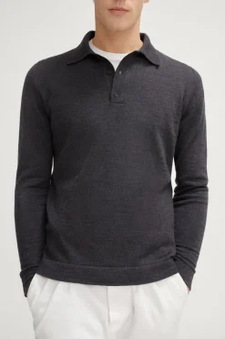 Polo en maille de Laine Mérinos - Version imparfaite