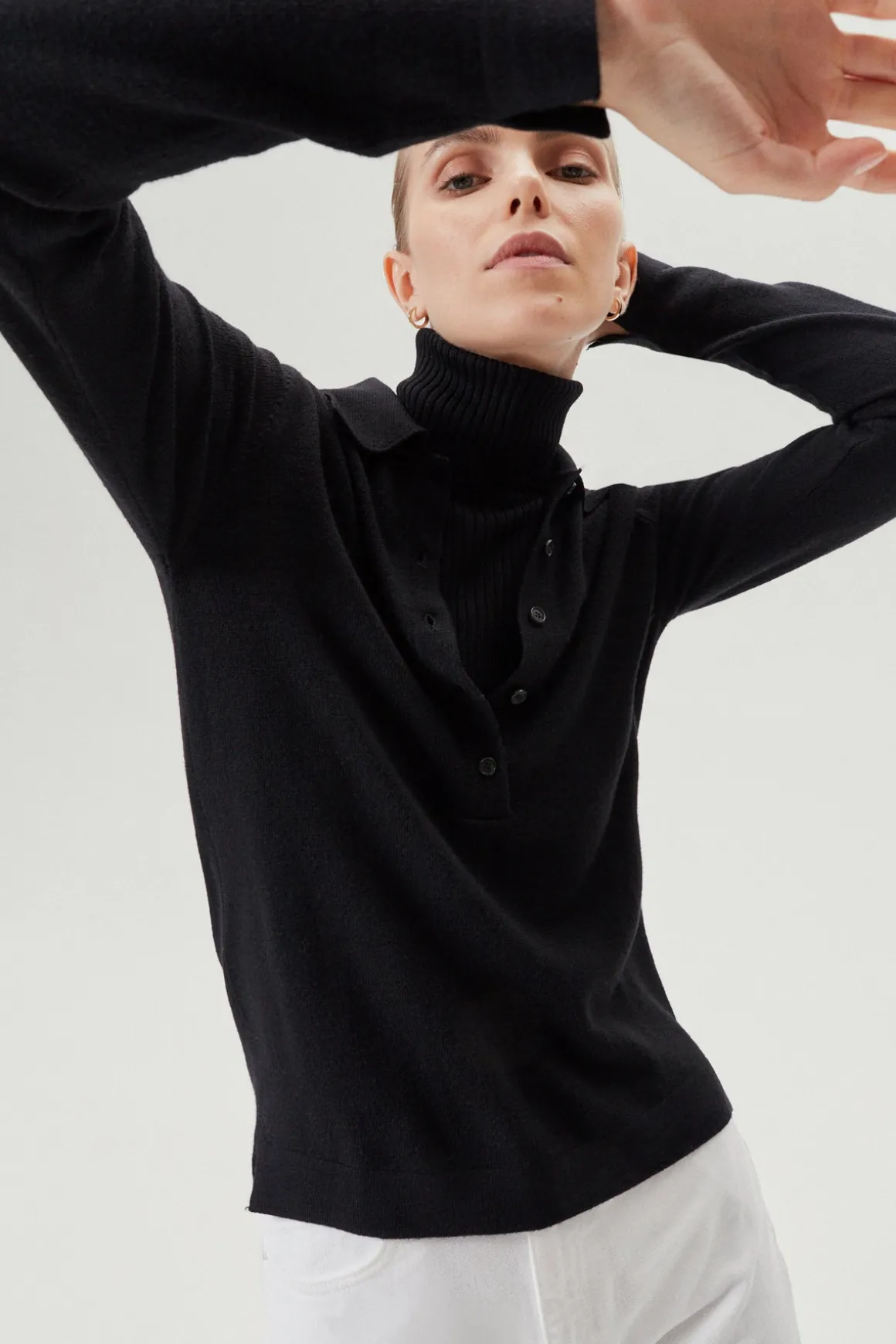 Polo en maille de Laine Mérinos