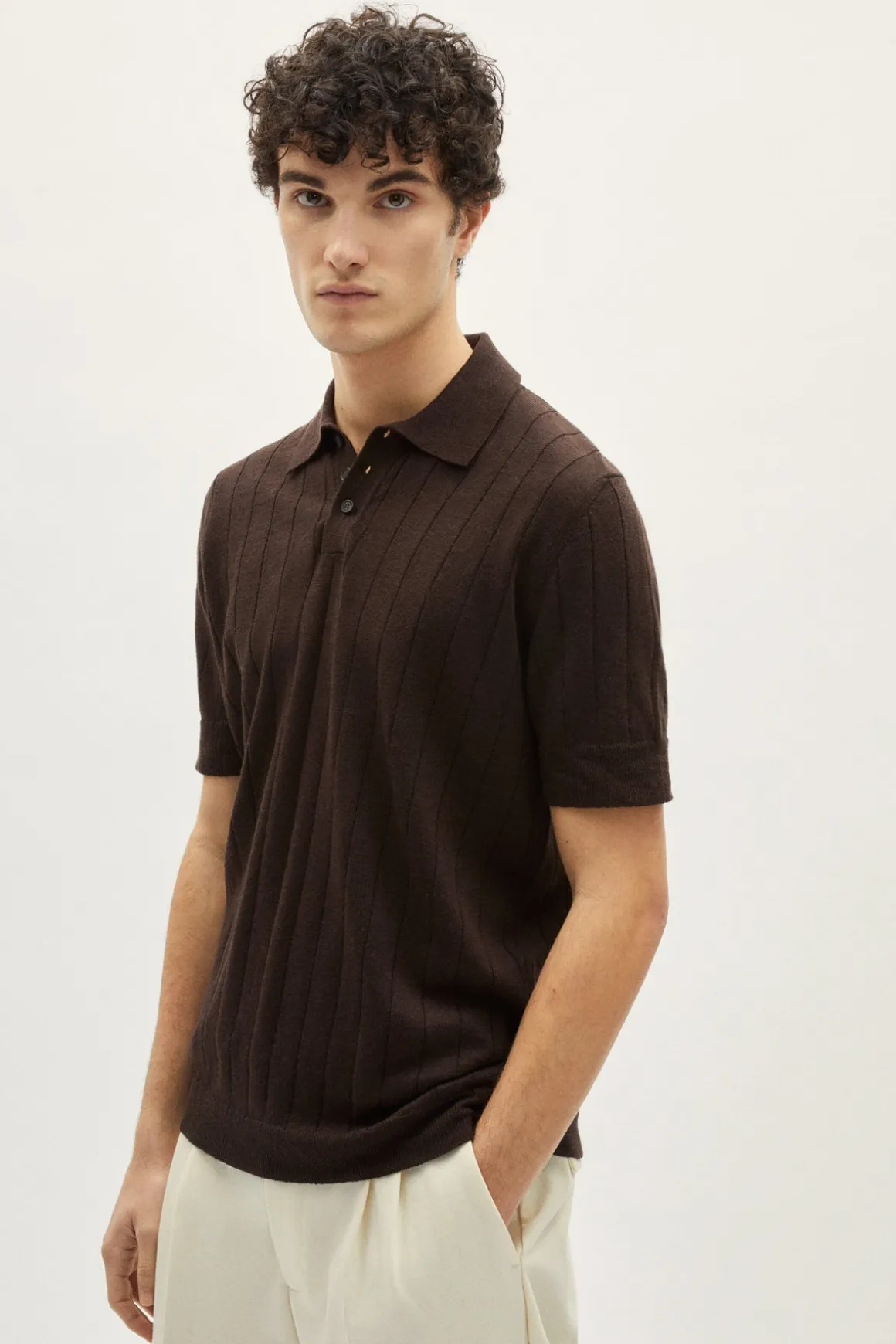 Polo vintage en Lin et Coton