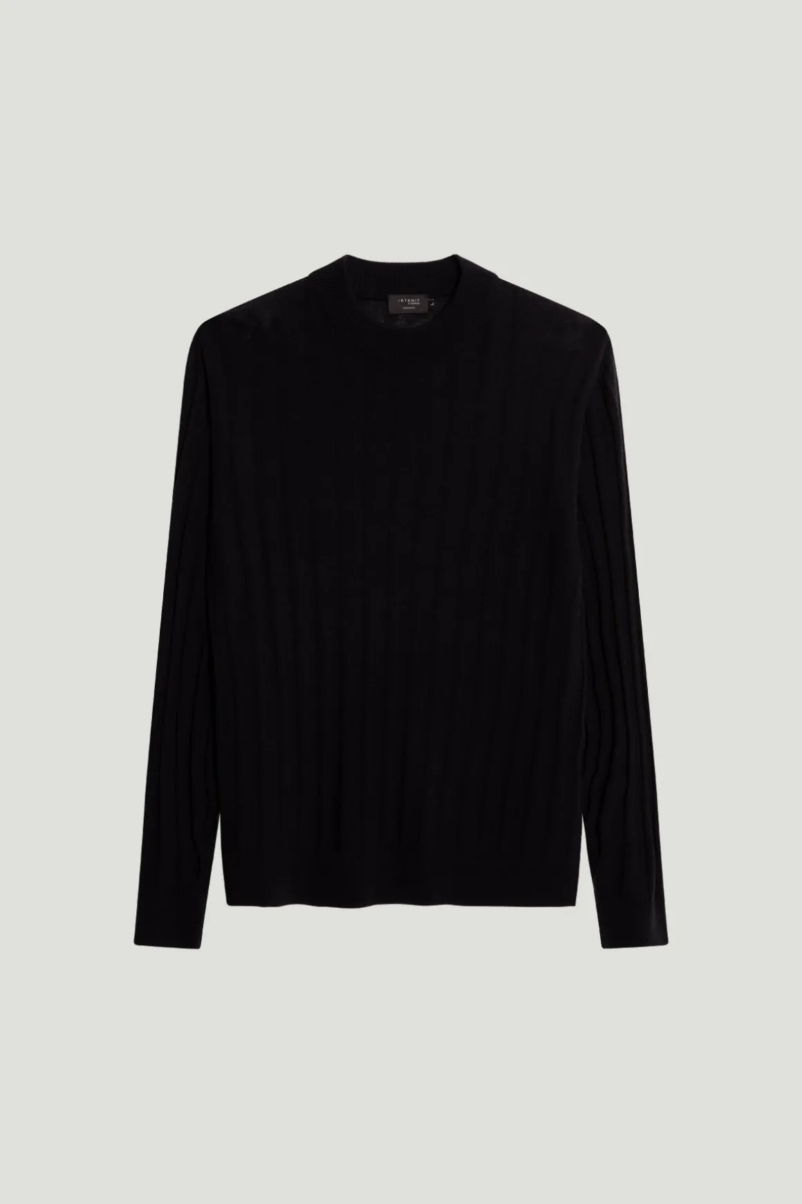 Pull à col montant côtelé ultra doux