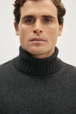 Pull à col montant en ReCashmere