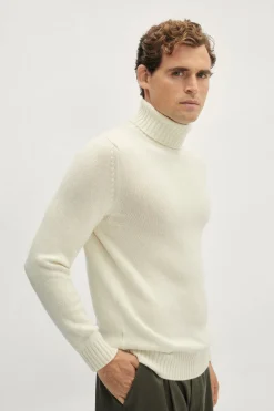 Pull à col montant en ReCashmere