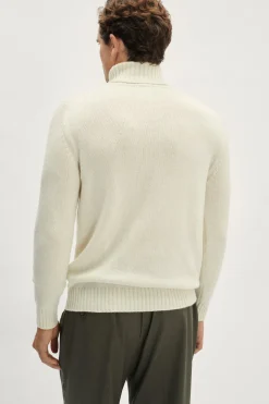 Pull à col montant en ReCashmere