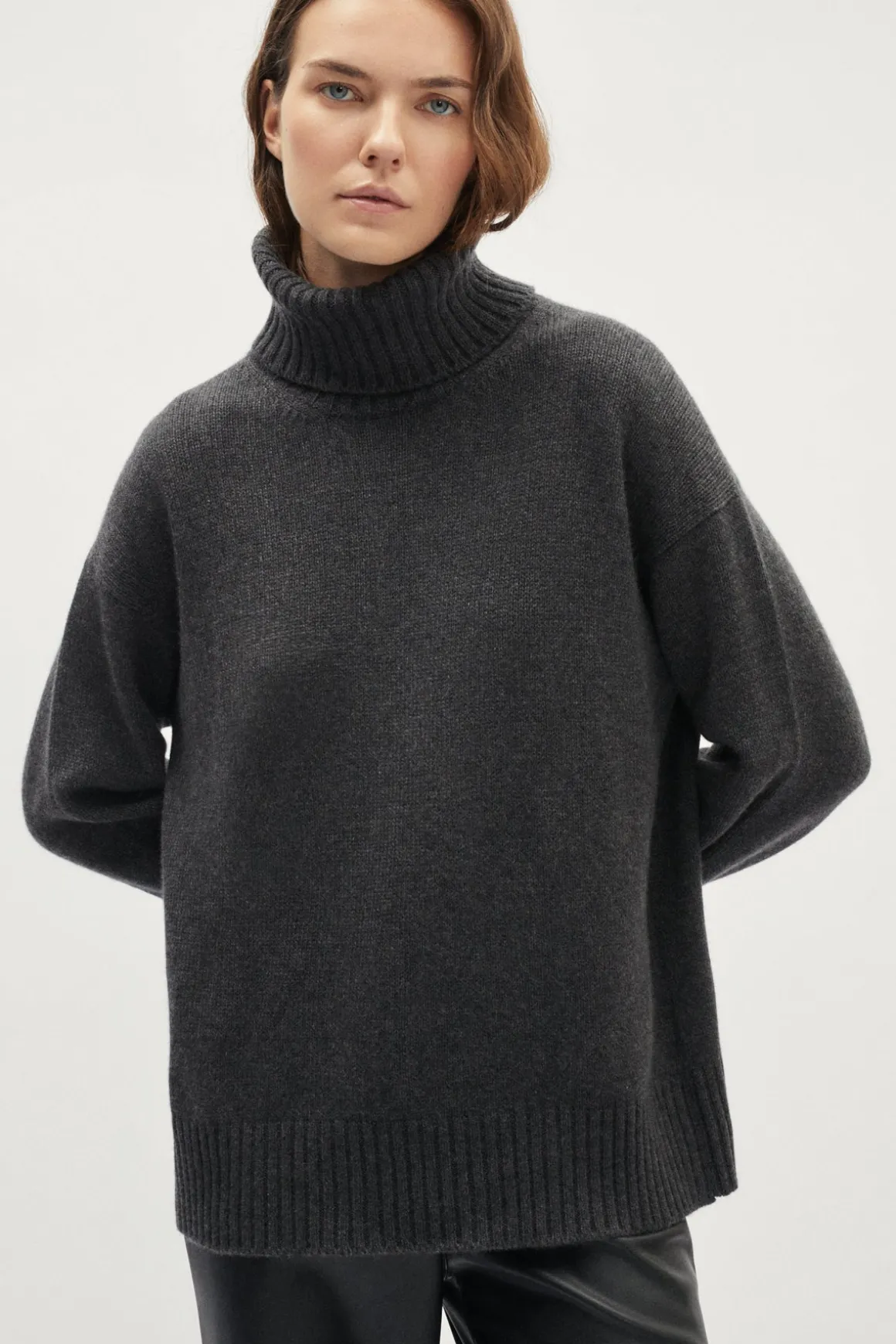 Pull à col roulé en Laine