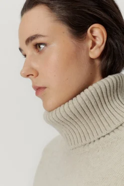 Pull à col roulé en Laine