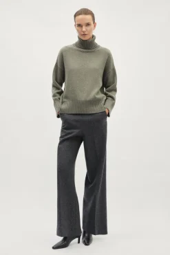 Pull à col roulé en Laine