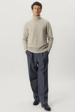 Pull à col roulé en Laine