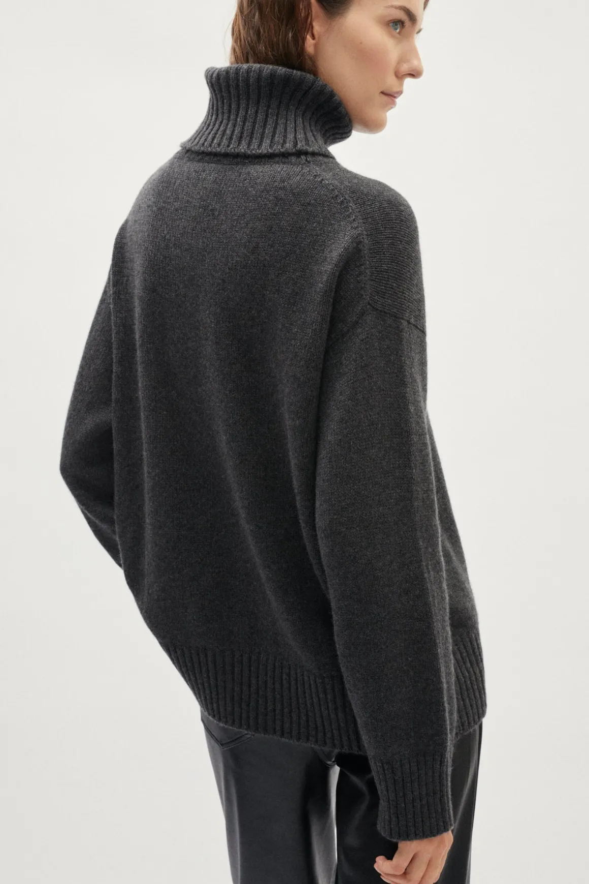 Pull à col roulé en Laine