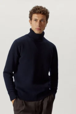 Pull à col roulé en Laine
