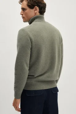Pull à col roulé en Laine