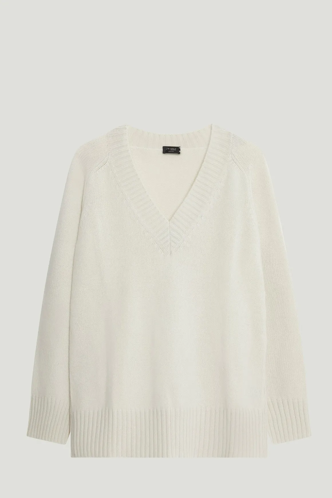 Pull avec col V en ReCashmere