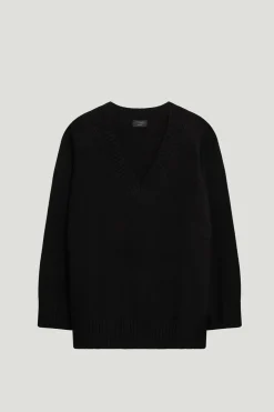Pull avec col V en ReCashmere