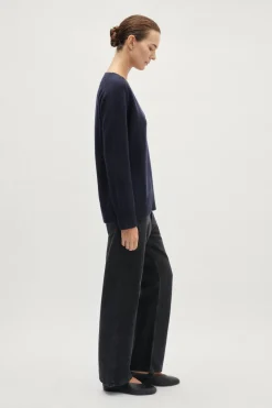 Pull avec col V en ReCashmere