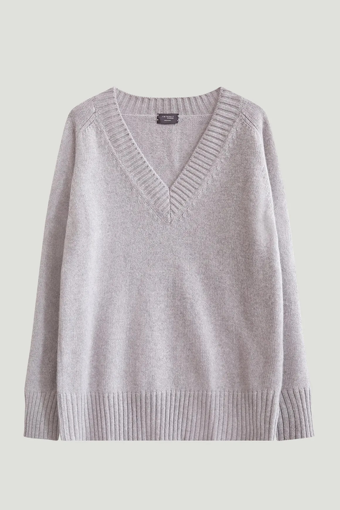 Pull avec col V en ReCashmere