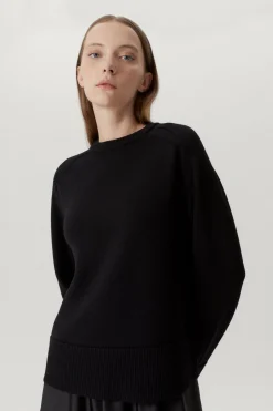 Pull carré en Laine Mérinos