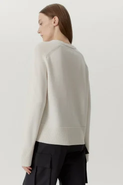 Pull carré en Laine Mérinos