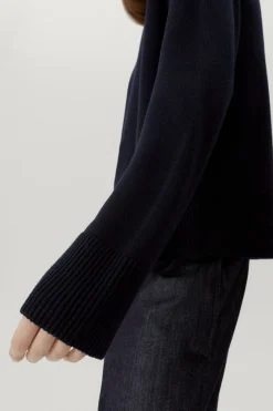Pull carré en Laine Mérinos