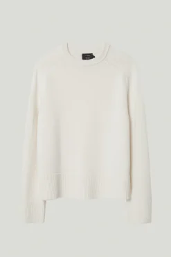 Pull carré en Laine Mérinos