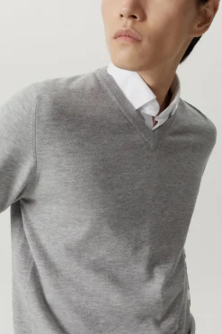 Pull col V en laine ultra douce