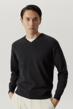 Pull col V en laine ultra douce