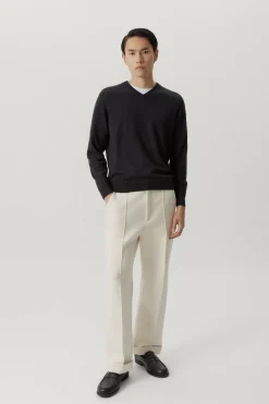 Pull col V en laine ultra douce