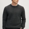 Pull côtelé en ReCashmere