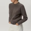 Pull en maille de Laine côtelée
