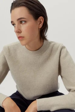 Pull en maille de Laine côtelée