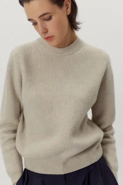 Pull en maille de Laine côtelée