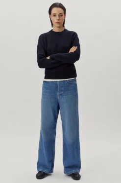 Pull en maille de Laine côtelée